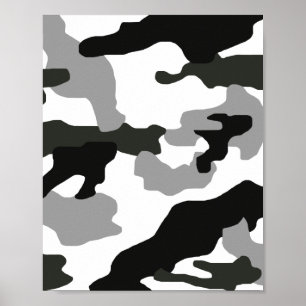 Stedelijke grijze camouflage nr. 15 print