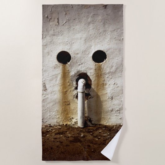 Stedelijke grunge strandlaken (Voorkant)