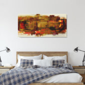 Stedelijke hallucinaties op mijn muur canvas afdruk (Insitu (Slaapkamer))