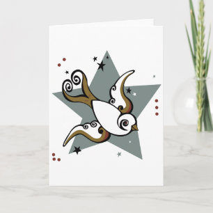 Stedelijke het tattoo slikt het Ontwerp van de Kaart