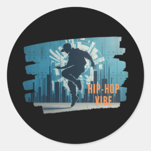 Stedelijke Hip-Hop Dansstijl Ronde Sticker