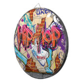 Stedelijke Hip Hop Graffiti Muur. Dartbord (Voorkant Rechts)