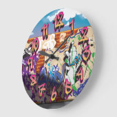 Stedelijke Hip Hop Graffiti Muur. Grote Klok (Hoek)