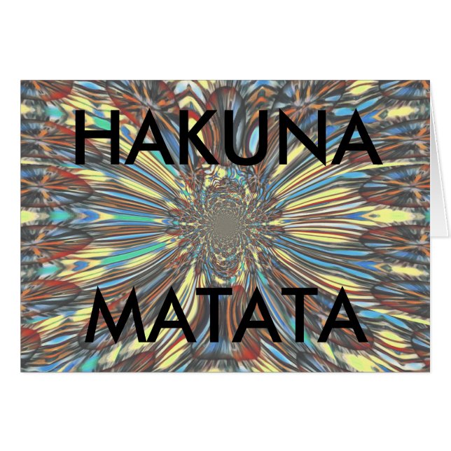 Stedelijke Kaleidoscoop Hakuna Matata | Levensecht (Voorkant Horizontaal)