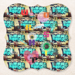 Stedelijke kathedraal  kartonnen onderzetters