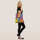 Stedelijke kleur tote bag (Op model)