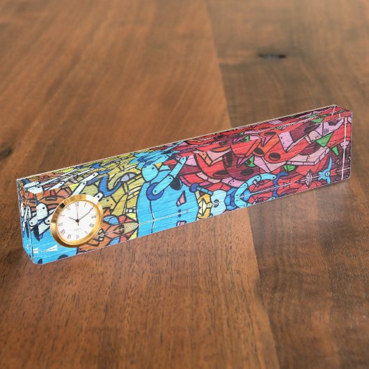 Stedelijke Kunst 12. Naambordje (Zijkant)