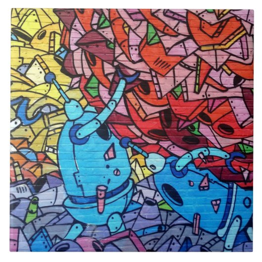 Stedelijke Kunst 12. Tegeltje (Voorkant)