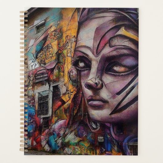 Stedelijke kunst op verlaten gebouw planner (Voorkant)