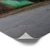 Stedelijke kunst op verlaten gebouw poster (Hoek)