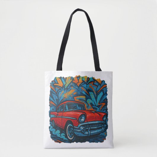Stedelijke Kunst Winkel Boodschappentas Tote Bag (Voorkant)