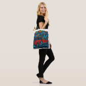 Stedelijke Kunst Winkel Boodschappentas Tote Bag (Op model)