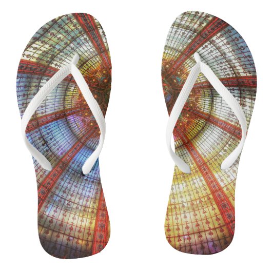 Stedelijke Landschappen Funky Flip Flops (Voetbed)