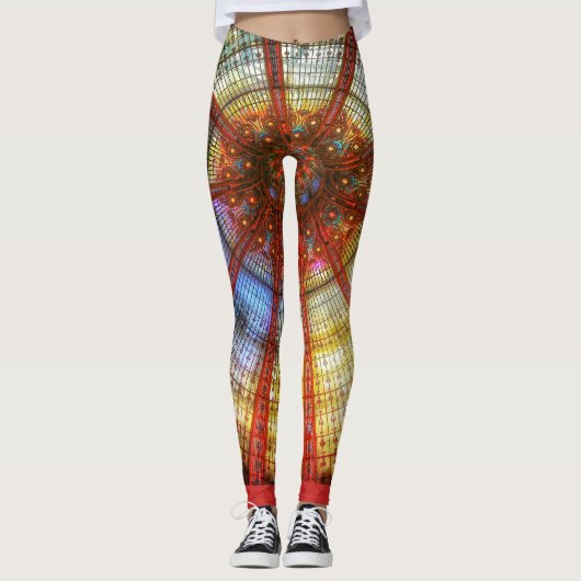 Stedelijke Landschappen Funky Leggings (Voorkant)
