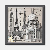 "Stedelijke landschappen" Magneet (Voorkant)