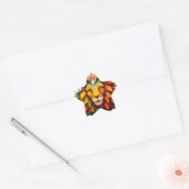 Stedelijke leeuw ster sticker (Envelop)