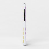 Stedelijke Lilac Geometrische Waterverf Monogram Case-Mate iPhone Case (Achterkant/links)