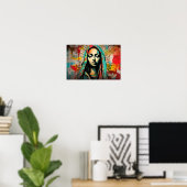 Stedelijke Madonna Poster (Thuiskantoor)