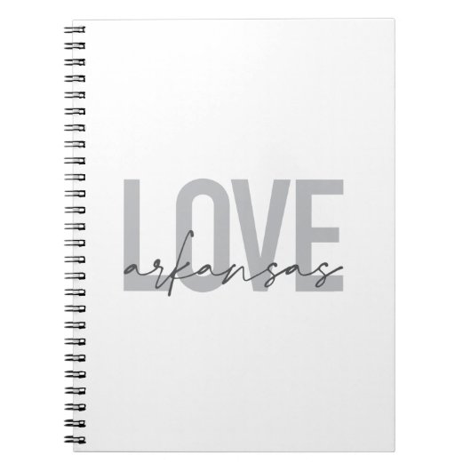 Stedelijke, moderne, eenvoudige, coole design Love Notitieboek (Voorkant)