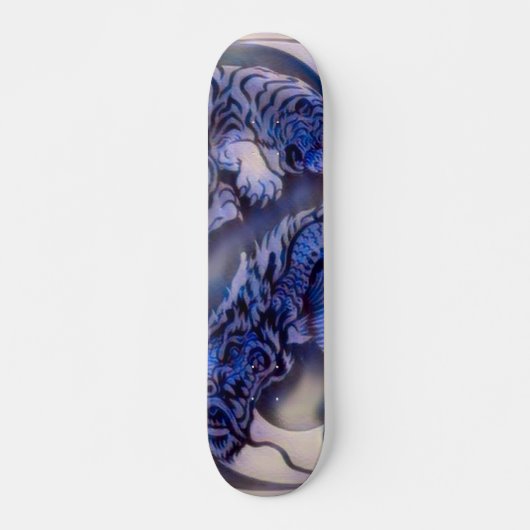Stedelijke ondergrondse houtvlek Dragon Tiger Deck Persoonlijk Skateboard (Voorkant)