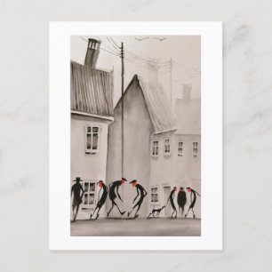 Stedelijke ontwellers Art Briefkaart 13