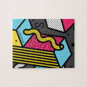 Stedelijke Pop Art Abstracte Geometrische kubus Mo Legpuzzel (Horizontaal)
