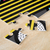 Stedelijke Pop Art Abstracte Geometrische kubus Mo Legpuzzel (Zijkant)