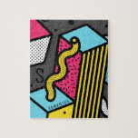 Stedelijke Pop Art Abstracte Geometrische kubus Mo Legpuzzel<br><div class="desc">Urban Pop Art Abstracte geometrische kubus monogram ontwerp. Met gedurfde neonheldere kleuren en graffiti-stijlillustraties van kubussen, Stippen en lijnen overal. Met Monogrammed Voornaam, en Achternaam Initiaal Letter. Maakt een geweldig cadeau voor elk meisje of jongetje, familieleden, voor tieners, vrienden en meer. Cool Urban Pop Custom Puzzle! ~ Bekijk mijn winkel...</div>