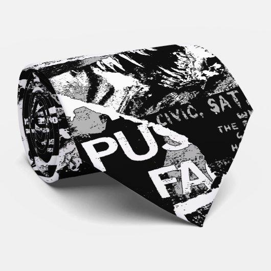 Stedelijke Punk graffiti Stropdas (Opgerold)