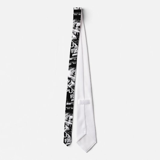 Stedelijke Punk graffiti Stropdas (Achterkant)