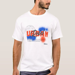 Stedelijke Rebellengraffiti Stijl Straataesthetic T-shirt
