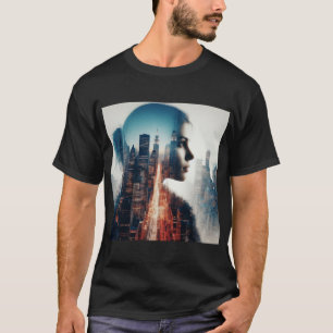 Stedelijke reflectie t-shirt
