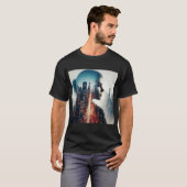 Stedelijke reflectie t-shirt (Voorkant volledig)