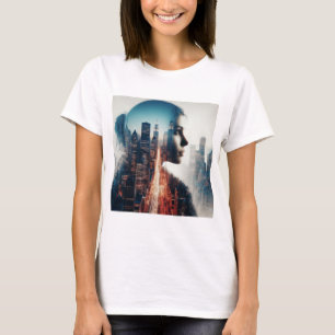 Stedelijke reflectie t-shirt