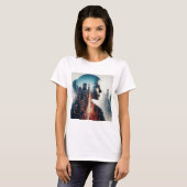 Stedelijke reflectie t-shirt (Voorkant volledig)