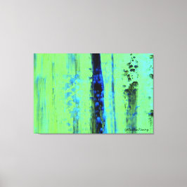Stedelijke Regen Canvas Afdruk