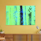 Stedelijke Regen Canvas Afdruk (Insitu (Woonkamer))