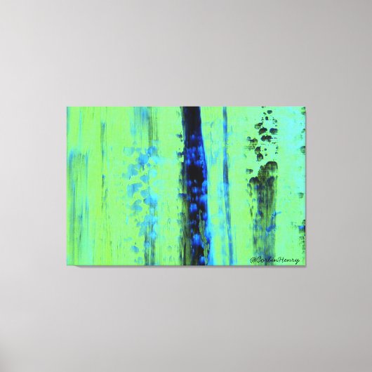 Stedelijke Regen Canvas Afdruk (Voorkant)