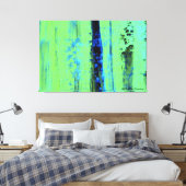 Stedelijke Regen Canvas Afdruk (Insitu (Slaapkamer))