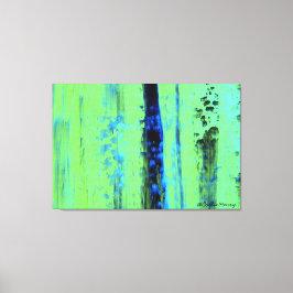 Stedelijke Regen Canvas Afdruk