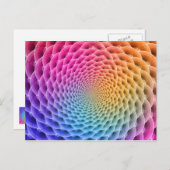 Stedelijke regenboogtunnel briefkaart (Voorkant / Achterkant)