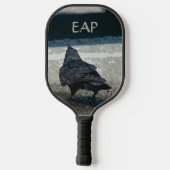 Stedelijke rij in de schaduw van grijs en zwart pickleball paddle (Achterkant)