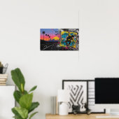 Stedelijke Ritmes: Los Angeles in Beweging Poster (Thuiskantoor)