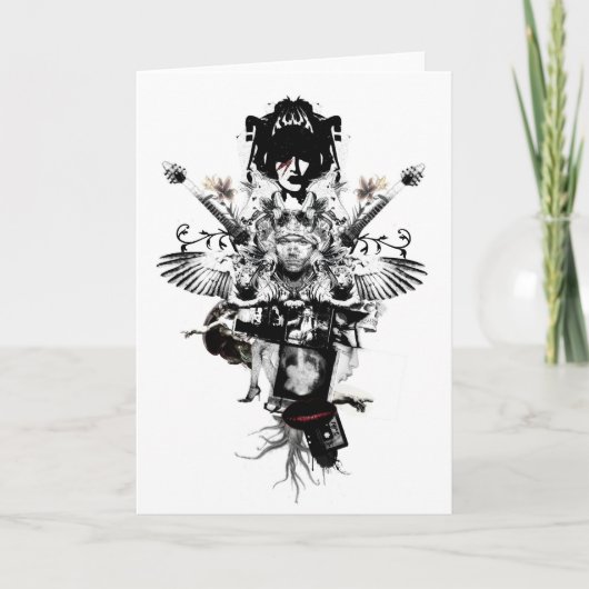 Stedelijke rockstar Cowboy - - Wenskaart Kaart (Voorkant)