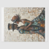 Stedelijke Romantische Decoupage Tissuepapier (Voorkant)