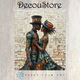 Stedelijke Romantische Decoupage Tissuepapier