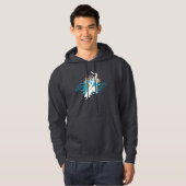 Stedelijke saxofoon hoodie (Voorkant volledig)