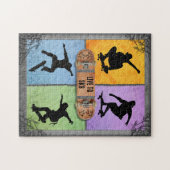 Stedelijke Skateboarder Straatkunst Graffiti Puzze Legpuzzel (Horizontaal)