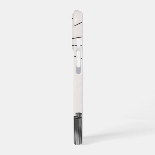 Stedelijke skyline iPhone 16 hoesje (Linkerkant)