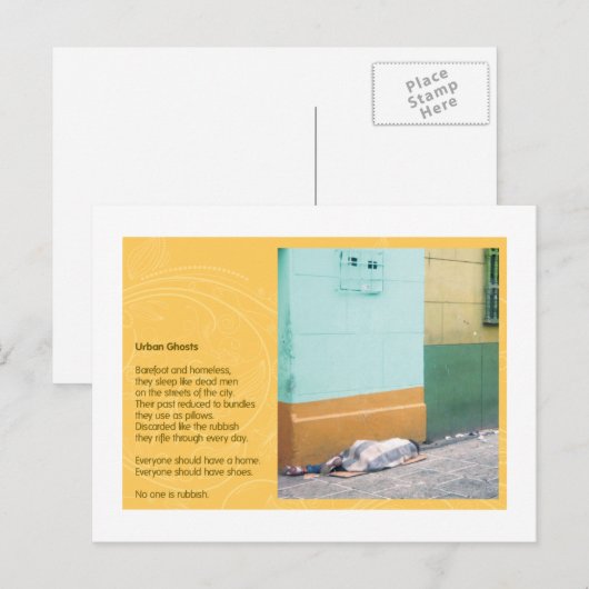 Stedelijke Spoken Briefkaart (Voorkant / Achterkant)